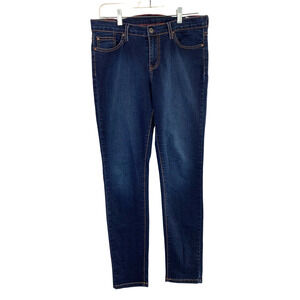 Angry Rabbit Womens Jeans Size 30 Straight Leg‎ Mid Rise Dark Wash Denim